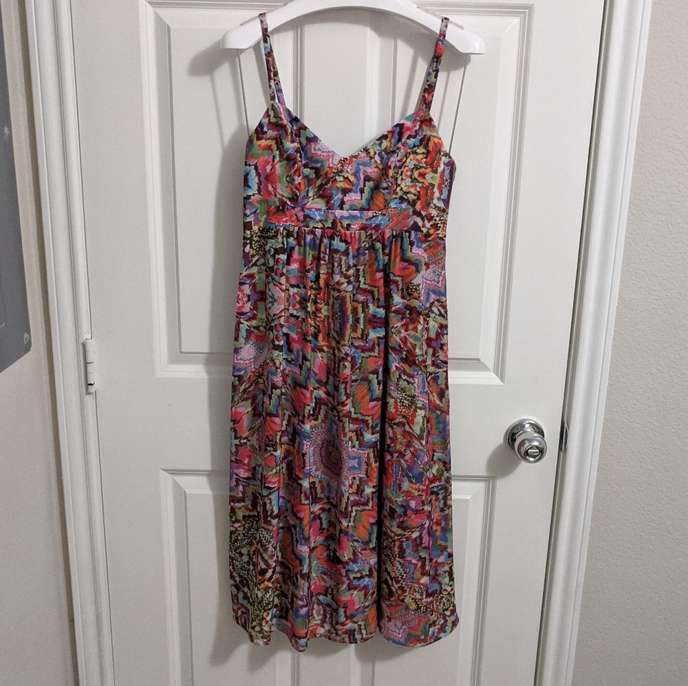 Felicity + Coco Colby Kalidis Print Midi Dress S - image 2